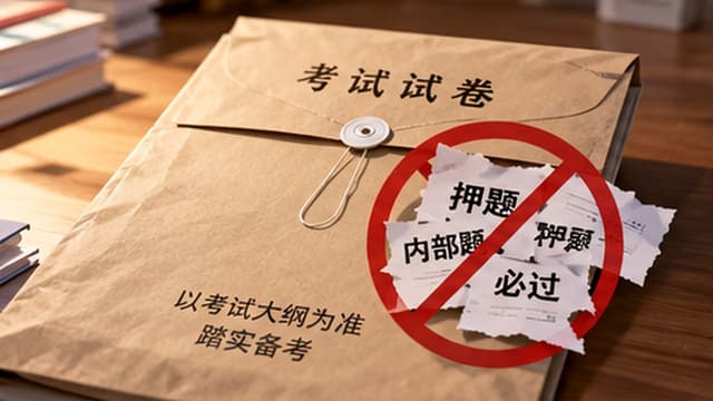 临近考试有押题资料吗？官方不指定、不委托辅导材料