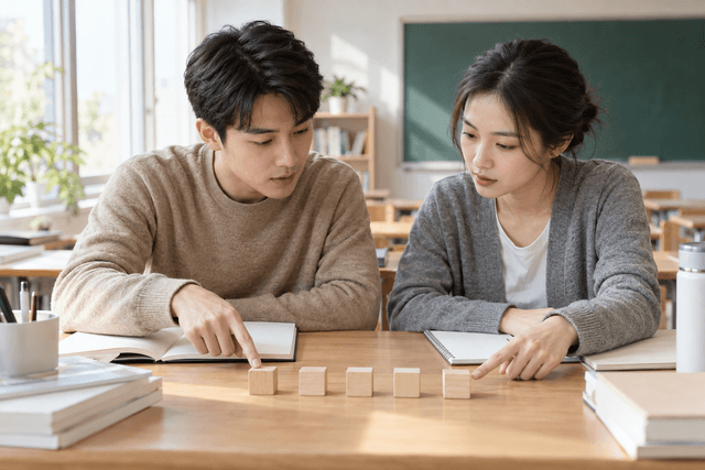行测排序题“早于”和“中间至少隔两人”怎样合用，最早最晚位置如何推出？