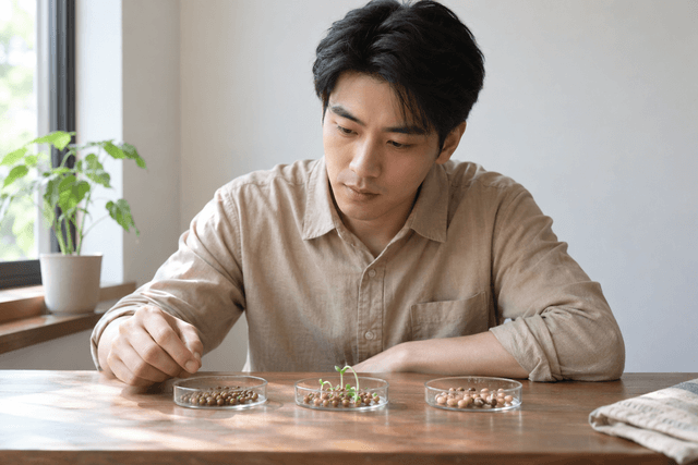 种子浇了水还不发芽，行测怎样区分萌发条件与幼苗生长条件？