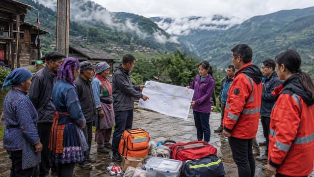 云南山区防灾材料信息太碎，申论怎么快速搭出治理链条？