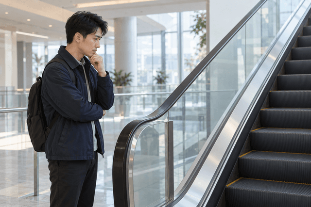 行测扶梯题中，自己走的级数为什么不等于扶梯静止时的总级数？