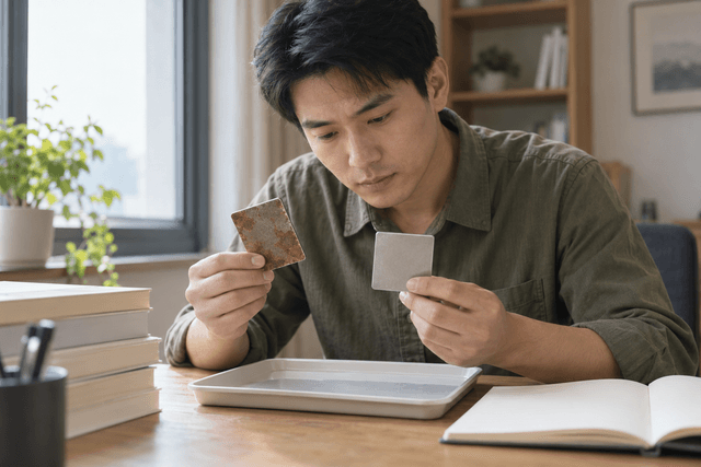 铁制品刷漆后为什么能减缓生锈，常识题怎样区分隔离条件与永久不锈？