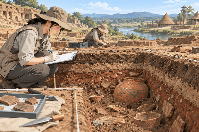 岗上为何不能归入河姆渡文化？2023国考副省级第14题考古解析