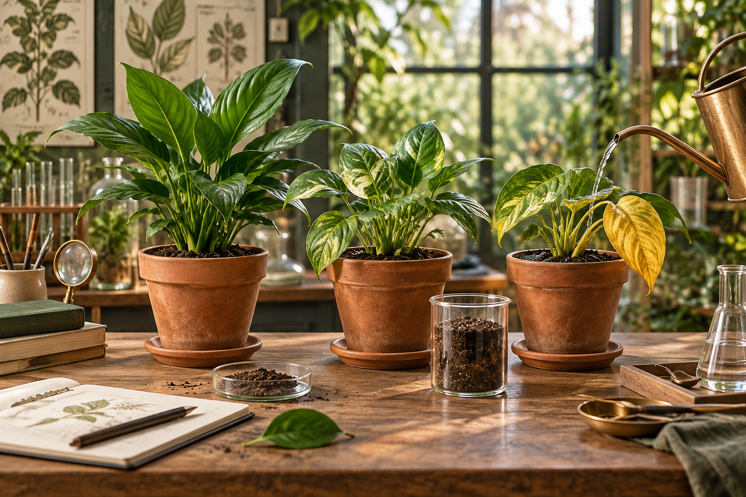 植物、土壤与水分条件的教学观察