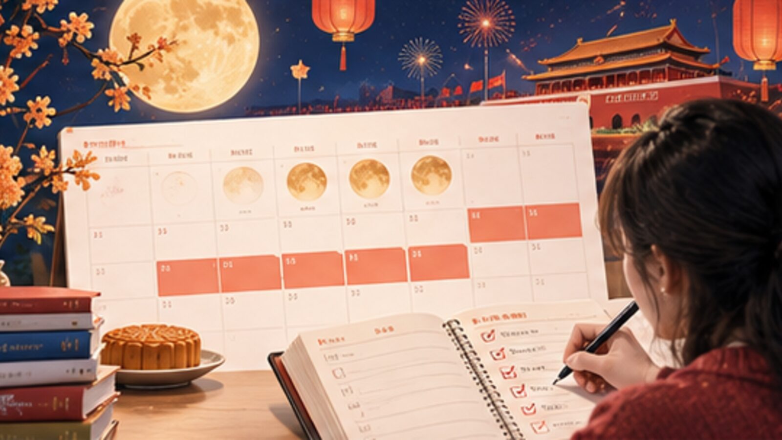 2026年中秋节和国庆节怎么放假？法定安排与青云课表要分开