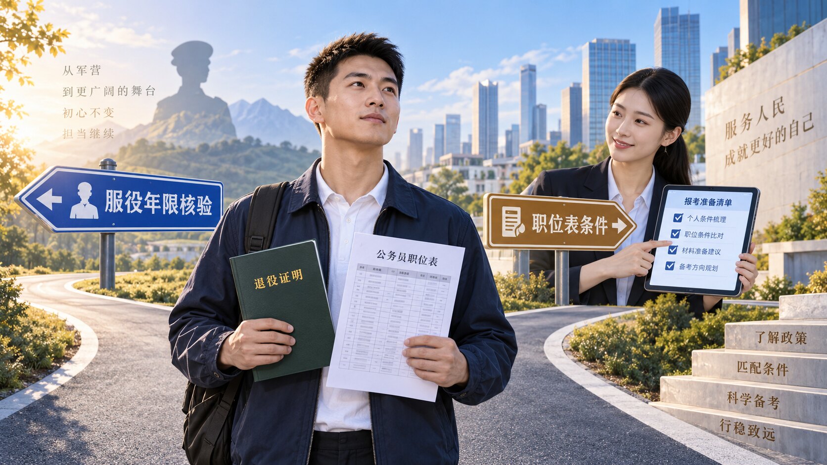 入伍不满5年，可以报退役军人岗位吗？