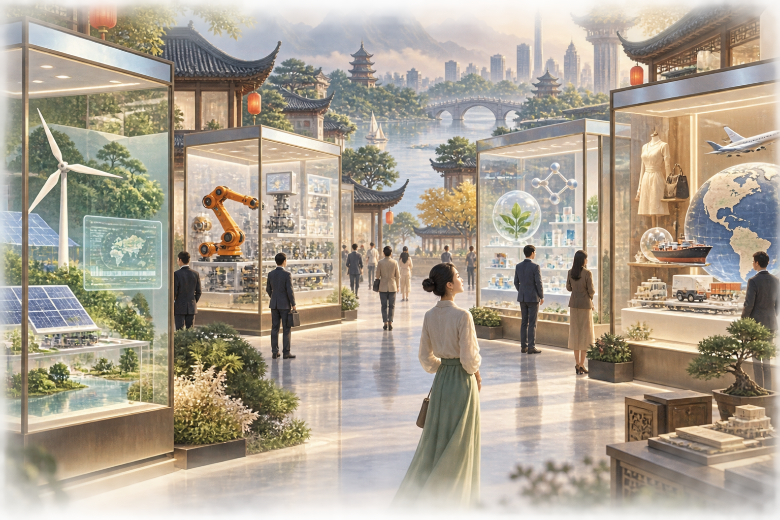 稀缺优势退去之后：奇货可居与危机感的三空链主题插画