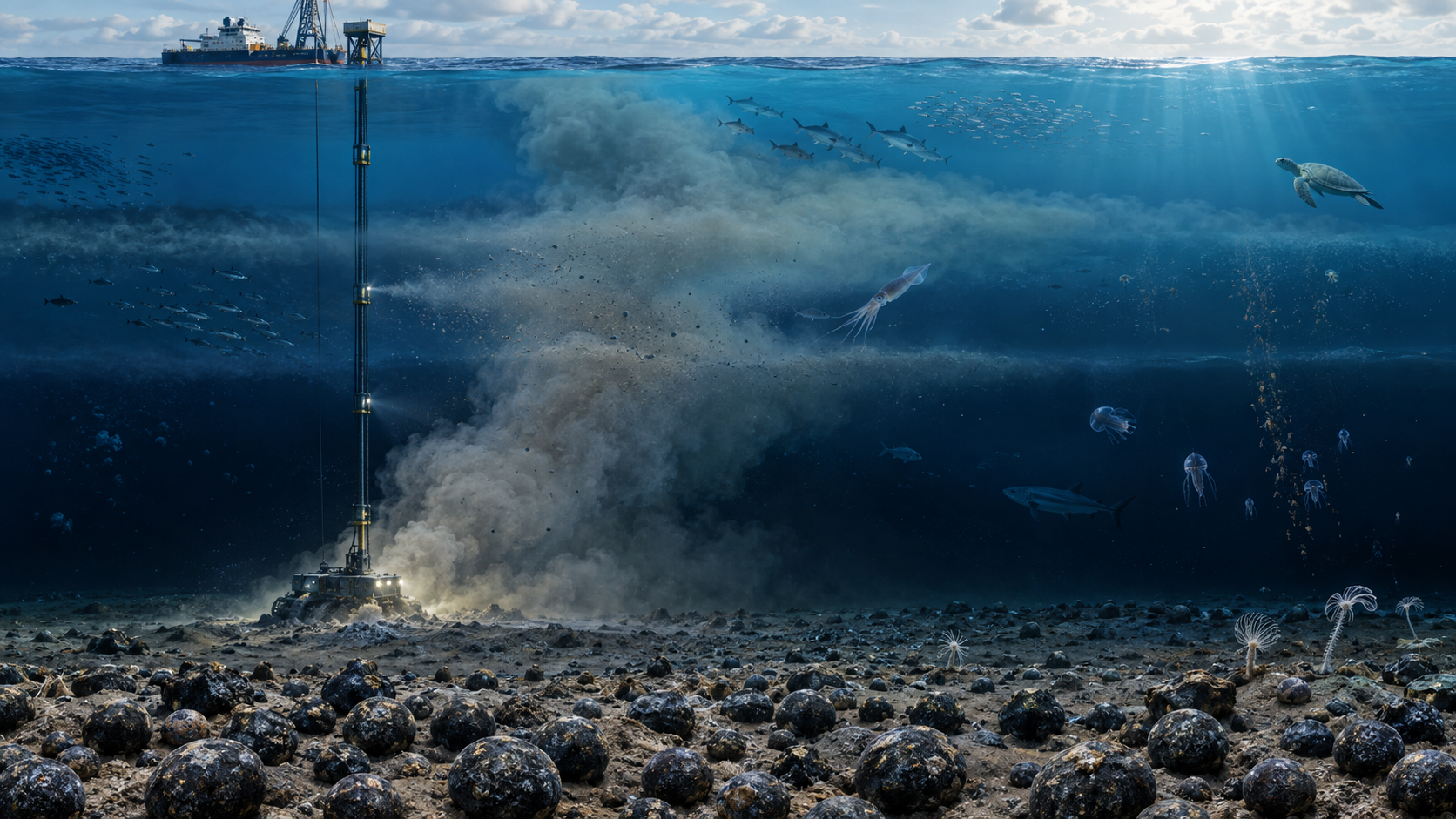 泥浆与噪音如何补强深海开采风险｜2023国考地市级第103题