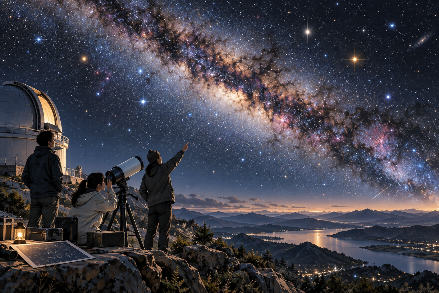 接下来谈什么：从恒星信息的重要性转向获取途径主题插画