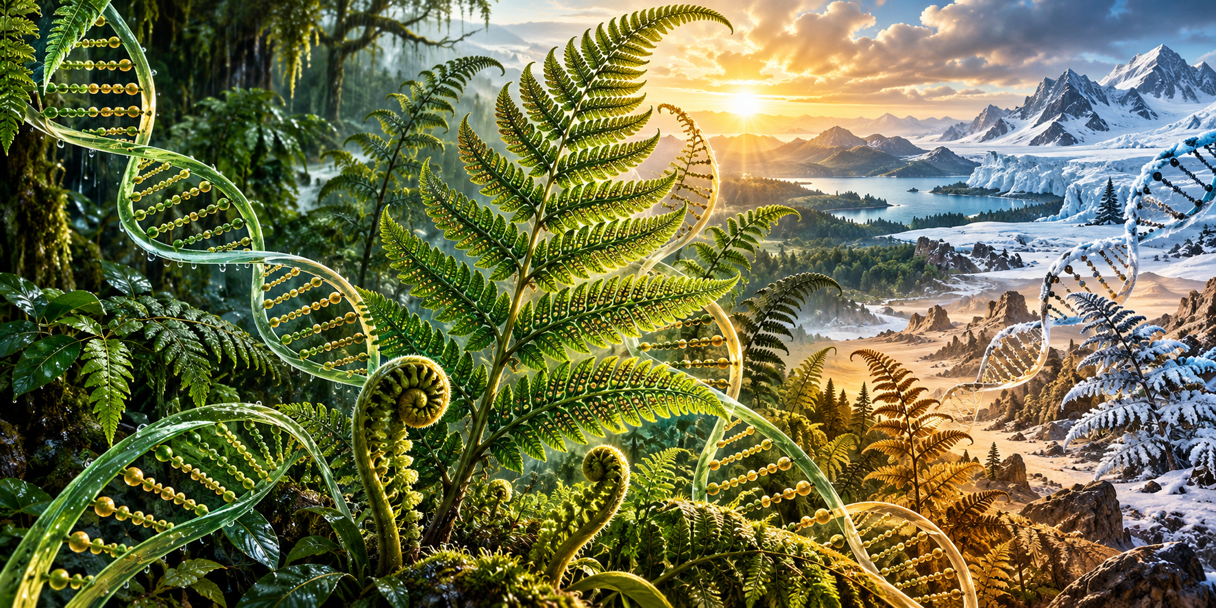 蕨类植物基因组与环境变化的封面