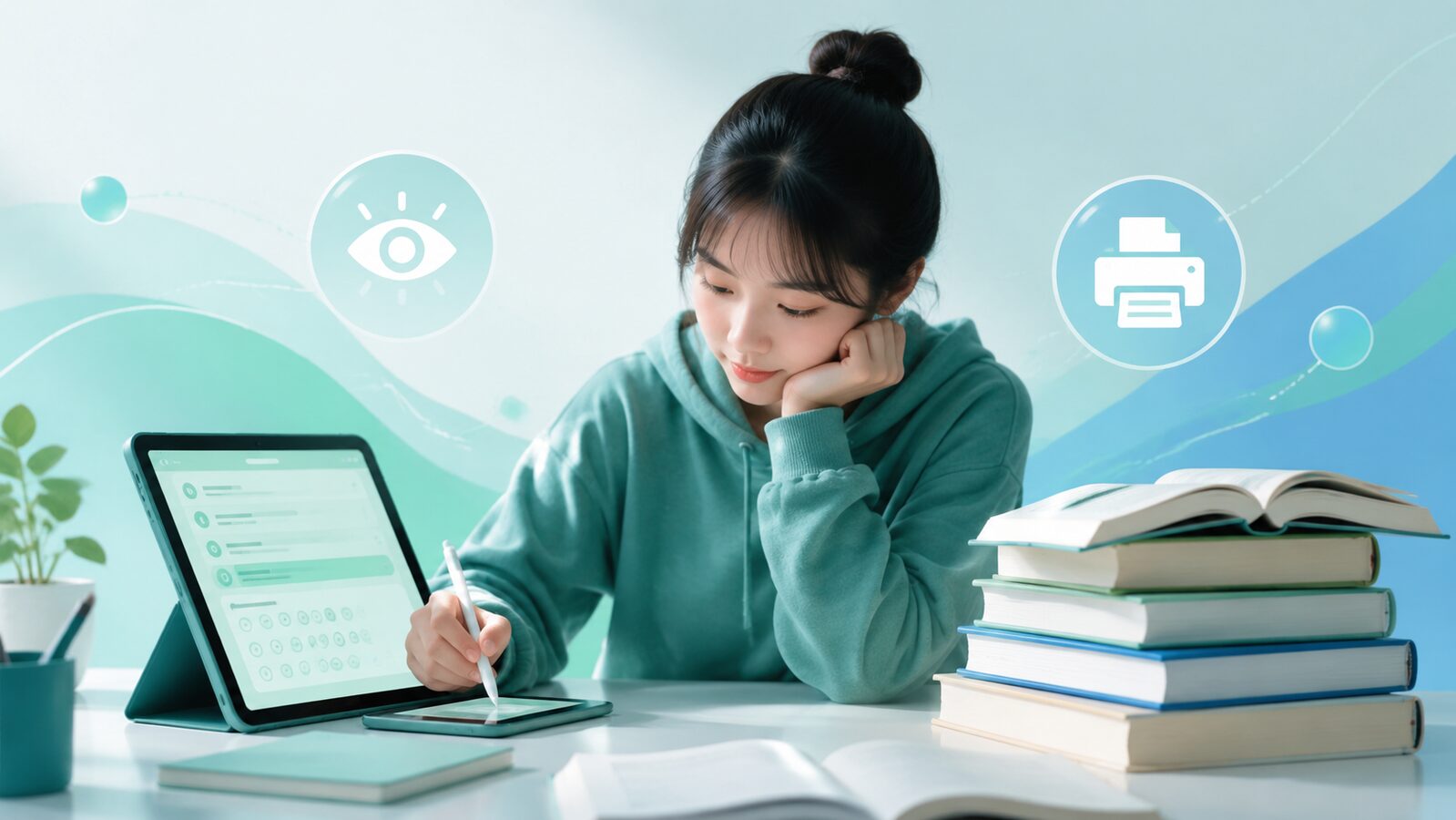 电子版资料能代替纸质题目吗？这样向学生说明更准确