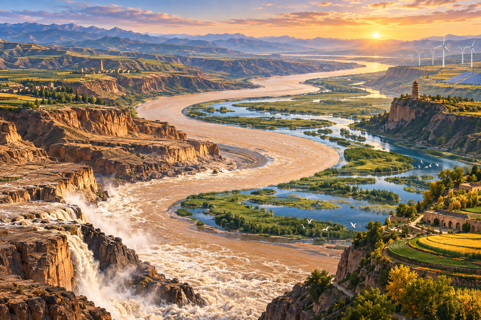 黄河流域规划：水土保持区为何不能这样划｜2023国考行政执法类第5题主题插画