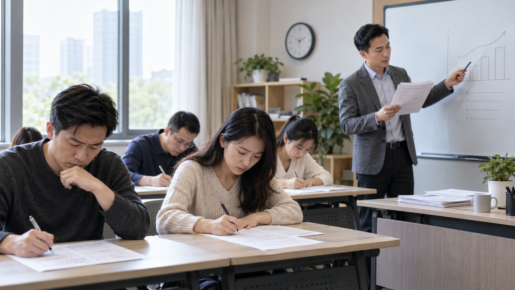 有没有模考、怎样批改、会不会讲解析？报名前看完整闭环