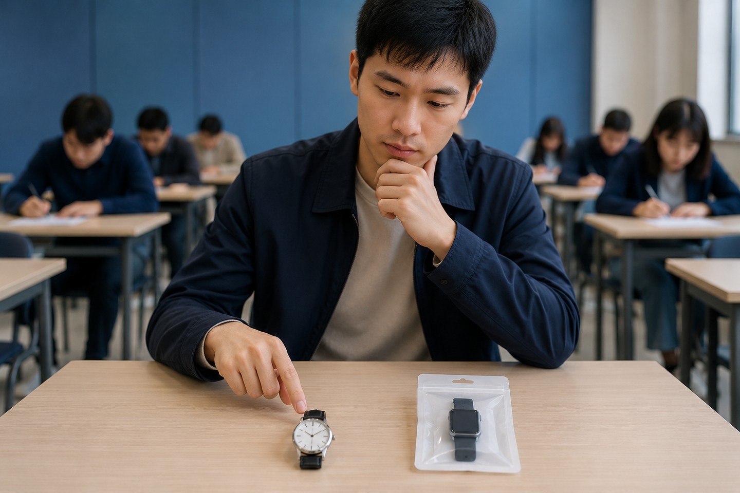 公务员笔试可以戴机械表吗？智能手表禁带，普通表也要看当次考务要求