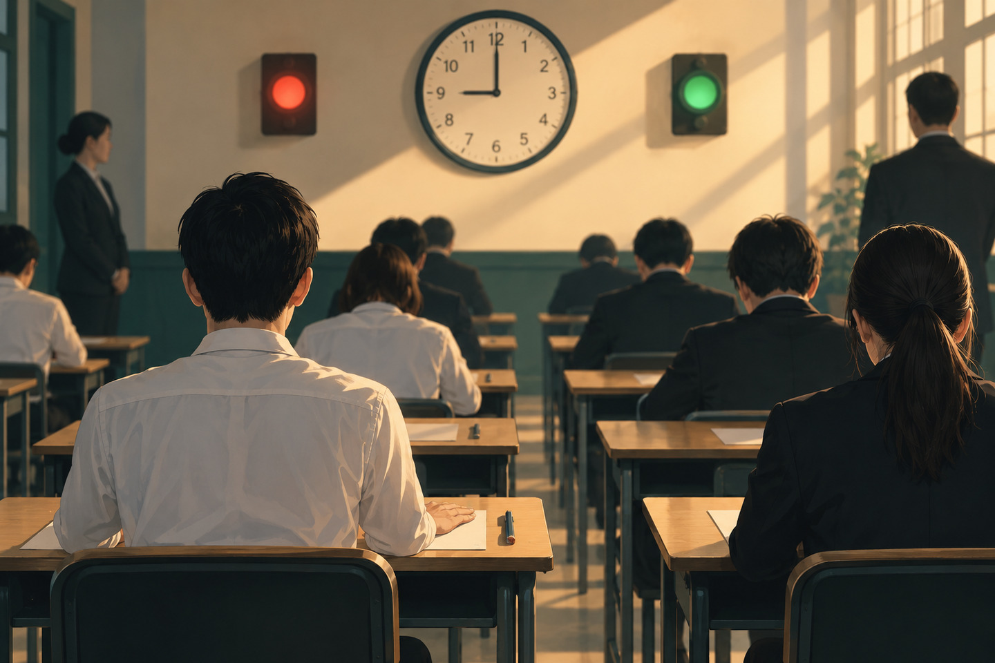 开考铃前翻题本或结束铃后继续答题会怎样？两个时间节点都属于考场纪律