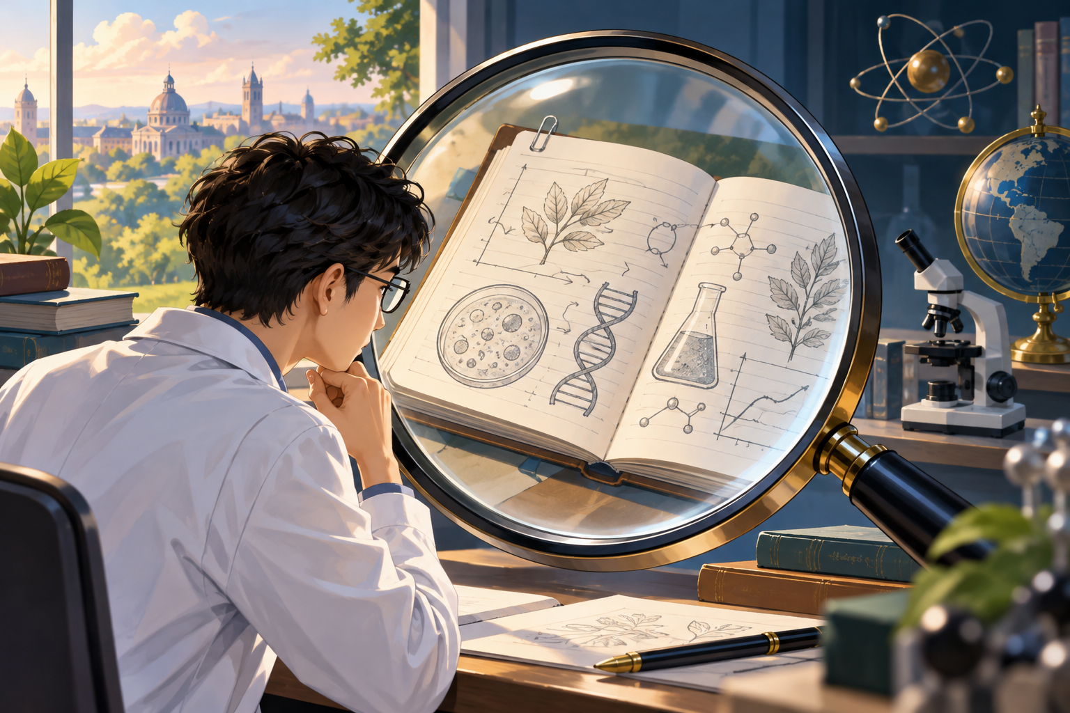 科学概念与元科学概念要看研究层次主题插画