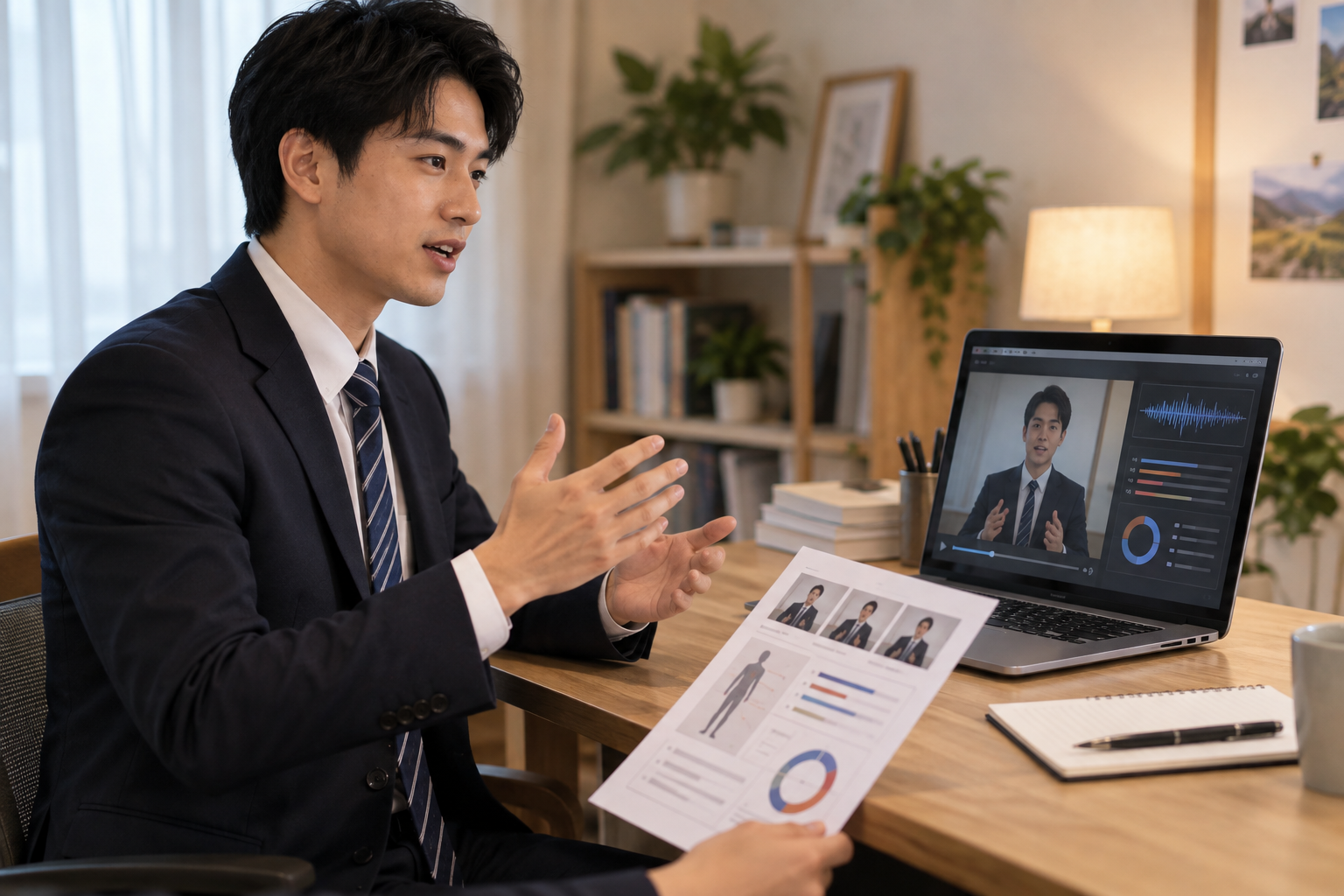 云南考生进行AI模拟面试并核对多轮表达变化